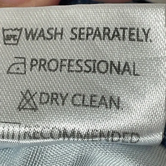 Misslook Floral Blue Jeans Straight Leg High Waist - Picture 5 of 8